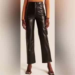 Abercrombie & Fitch Black Straight Leg Jeans